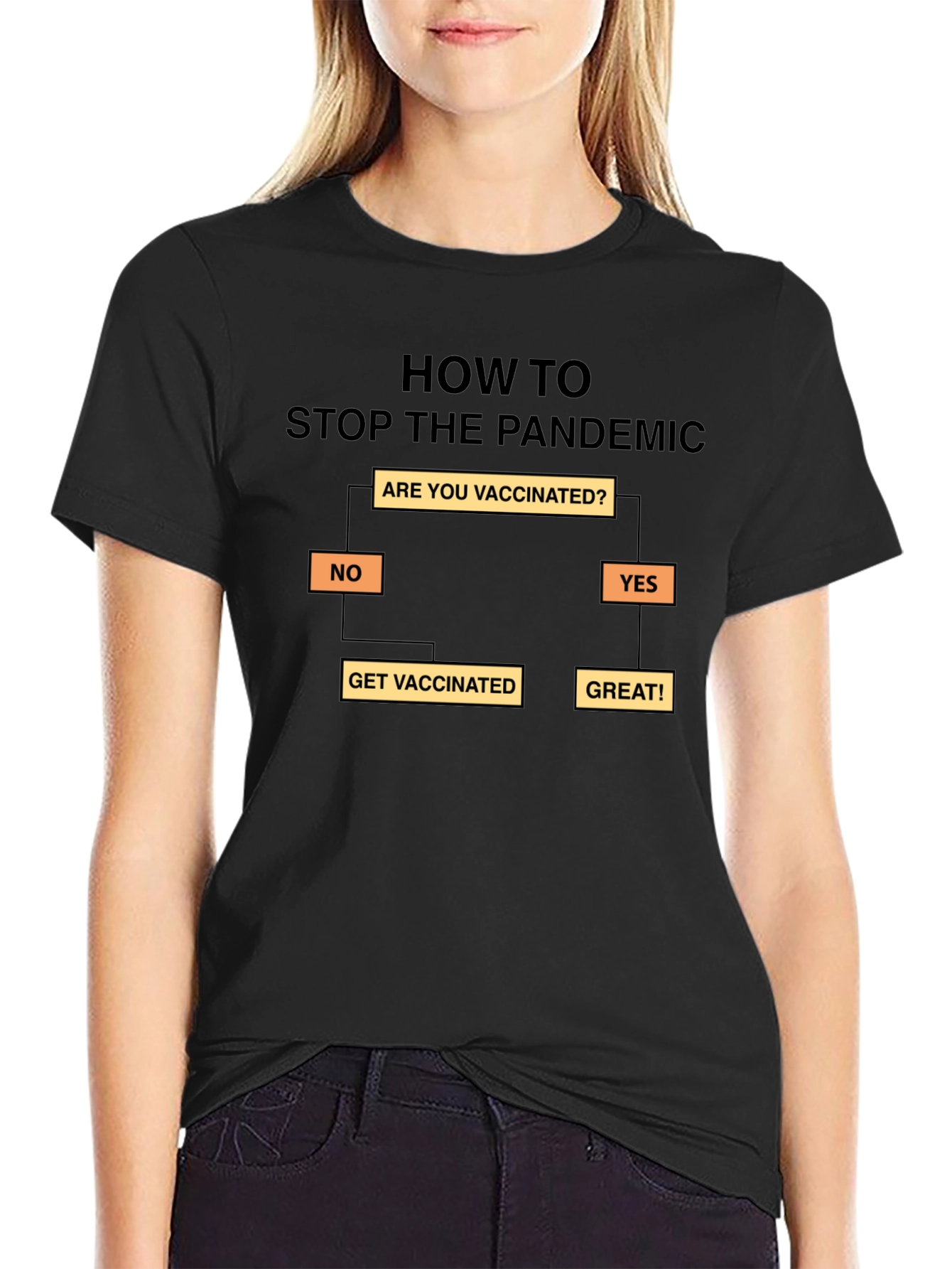 Stop the Pandemic T-Shirt - Get Vaccinated