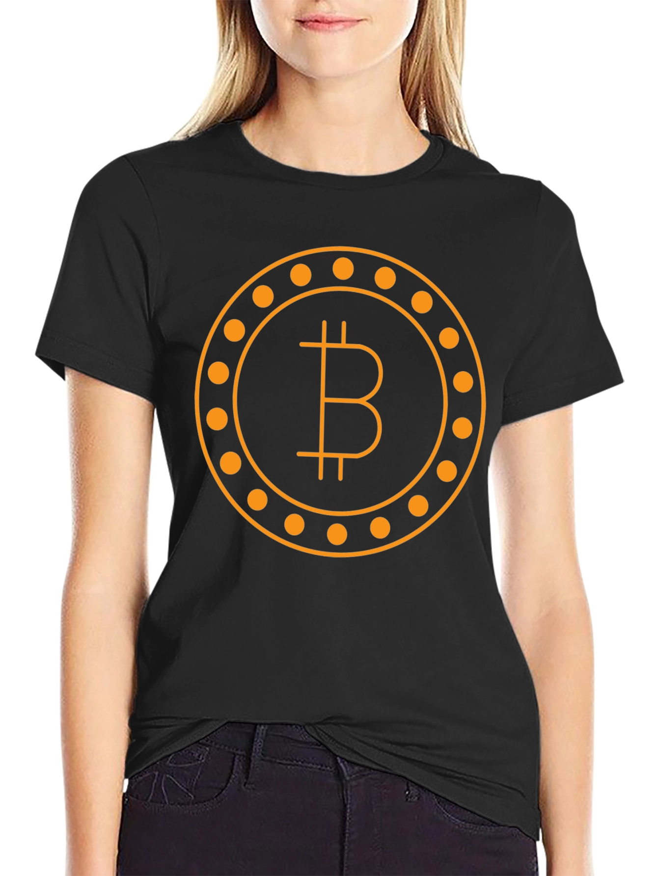 Bitcoin Crypto Black T-Shirt