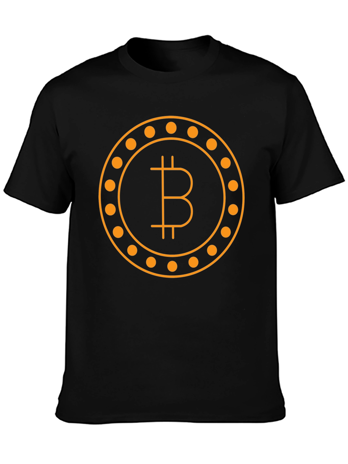 Bitcoin Crypto Black T-Shirt