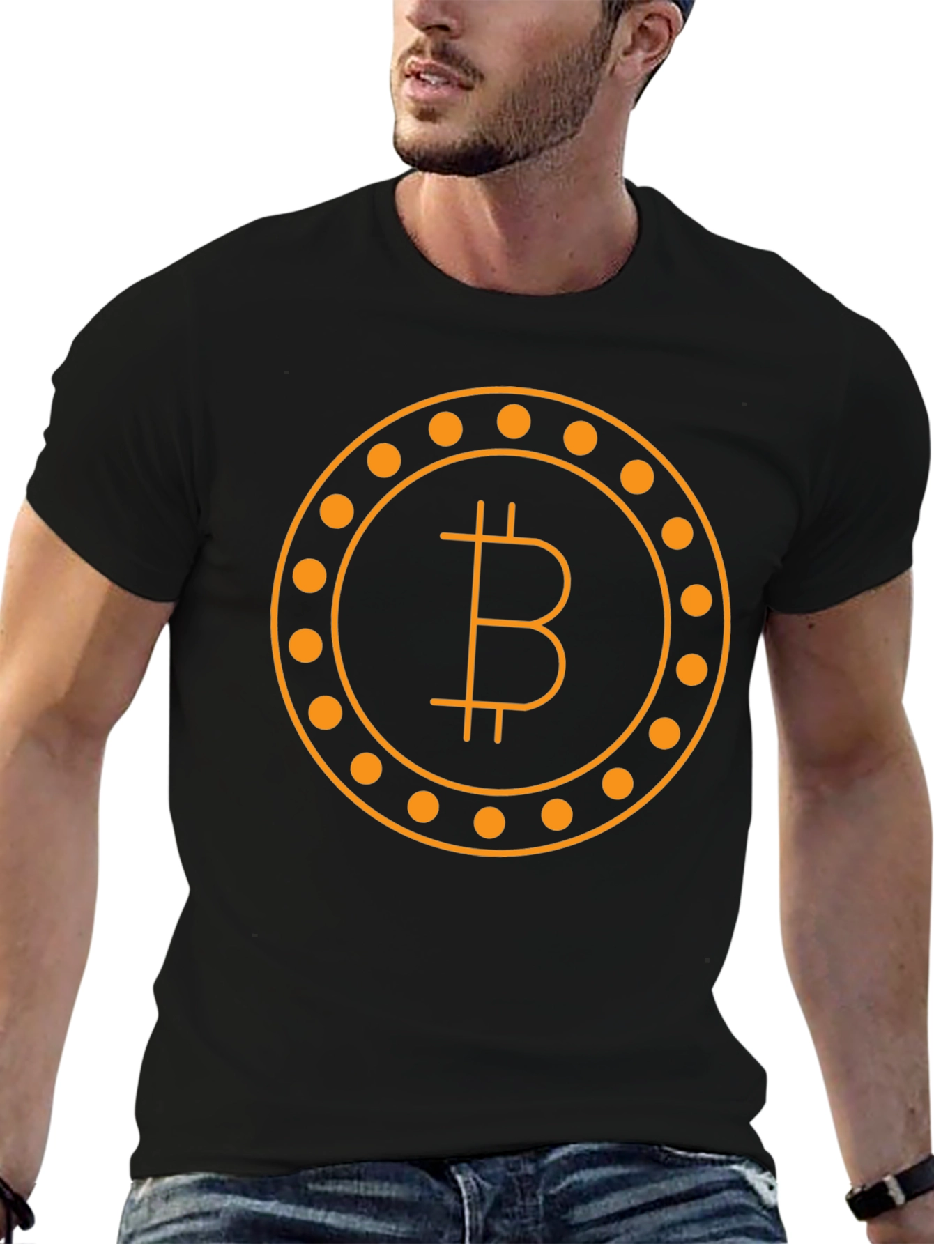 Bitcoin Crypto Black T-Shirt
