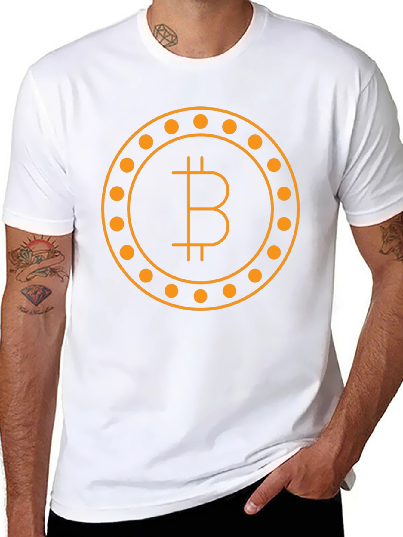 Bitcoin Crypto Black T-Shirt