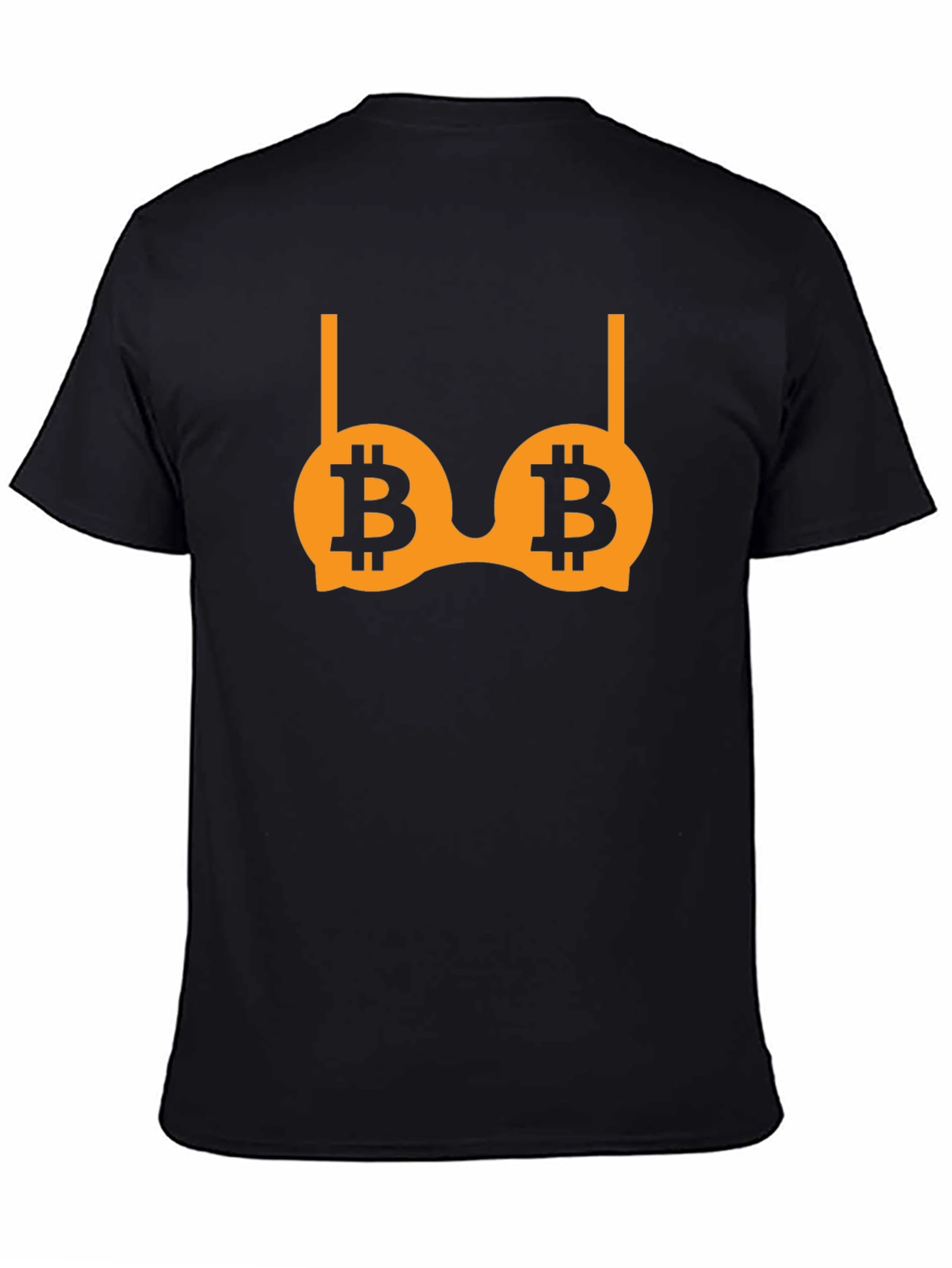 Bitcoin Bra Graphic T-Shirt - Crypto Lover Tee