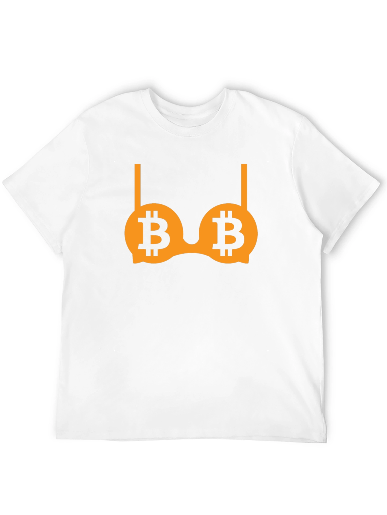 Bitcoin Bra Graphic T-Shirt - Crypto Lover Tee