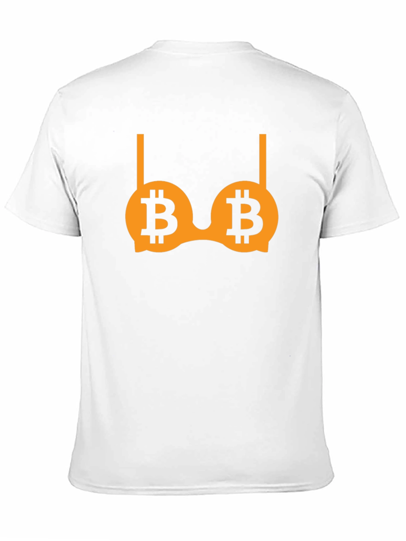 Bitcoin Bra Graphic T-Shirt - Crypto Lover Tee