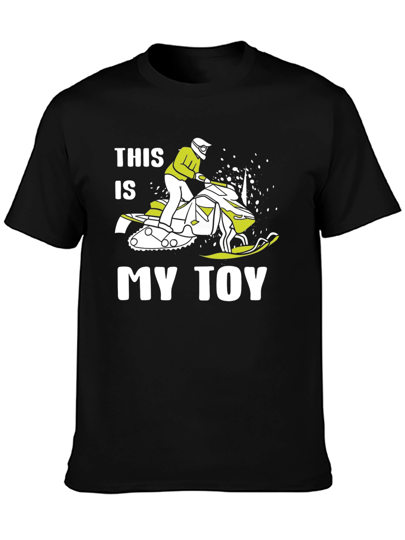 This Is My Toy Snowmobile Graphic T-Shirt