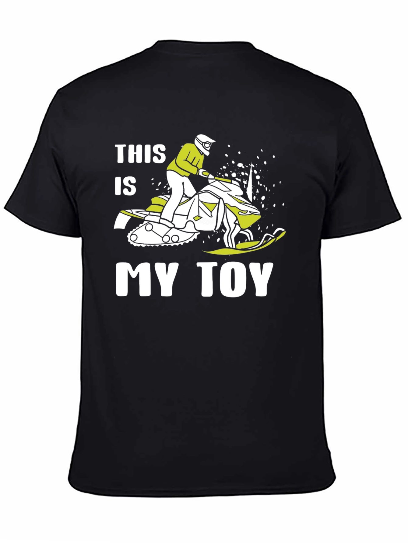 This Is My Toy Snowmobile Graphic T-Shirt