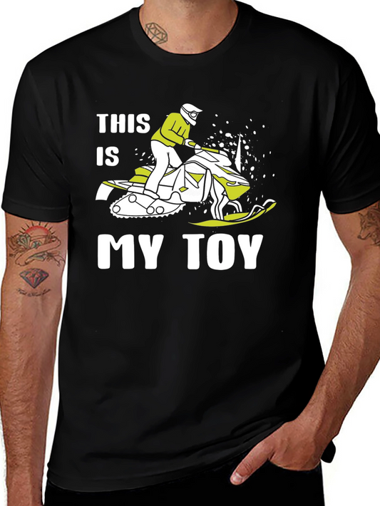 This Is My Toy Snowmobile Graphic T-Shirt