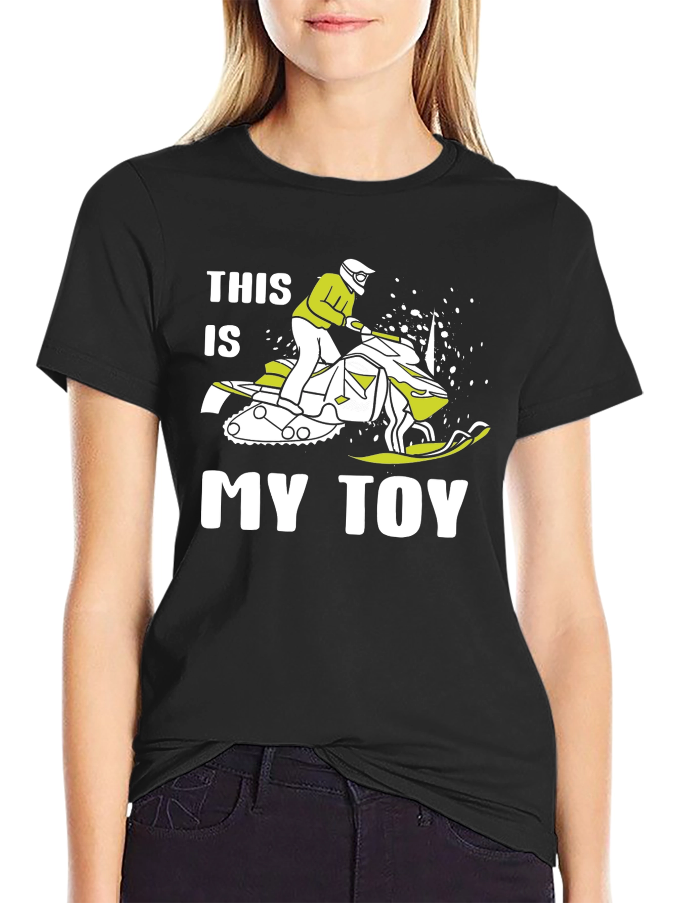This Is My Toy Snowmobile Graphic T-Shirt