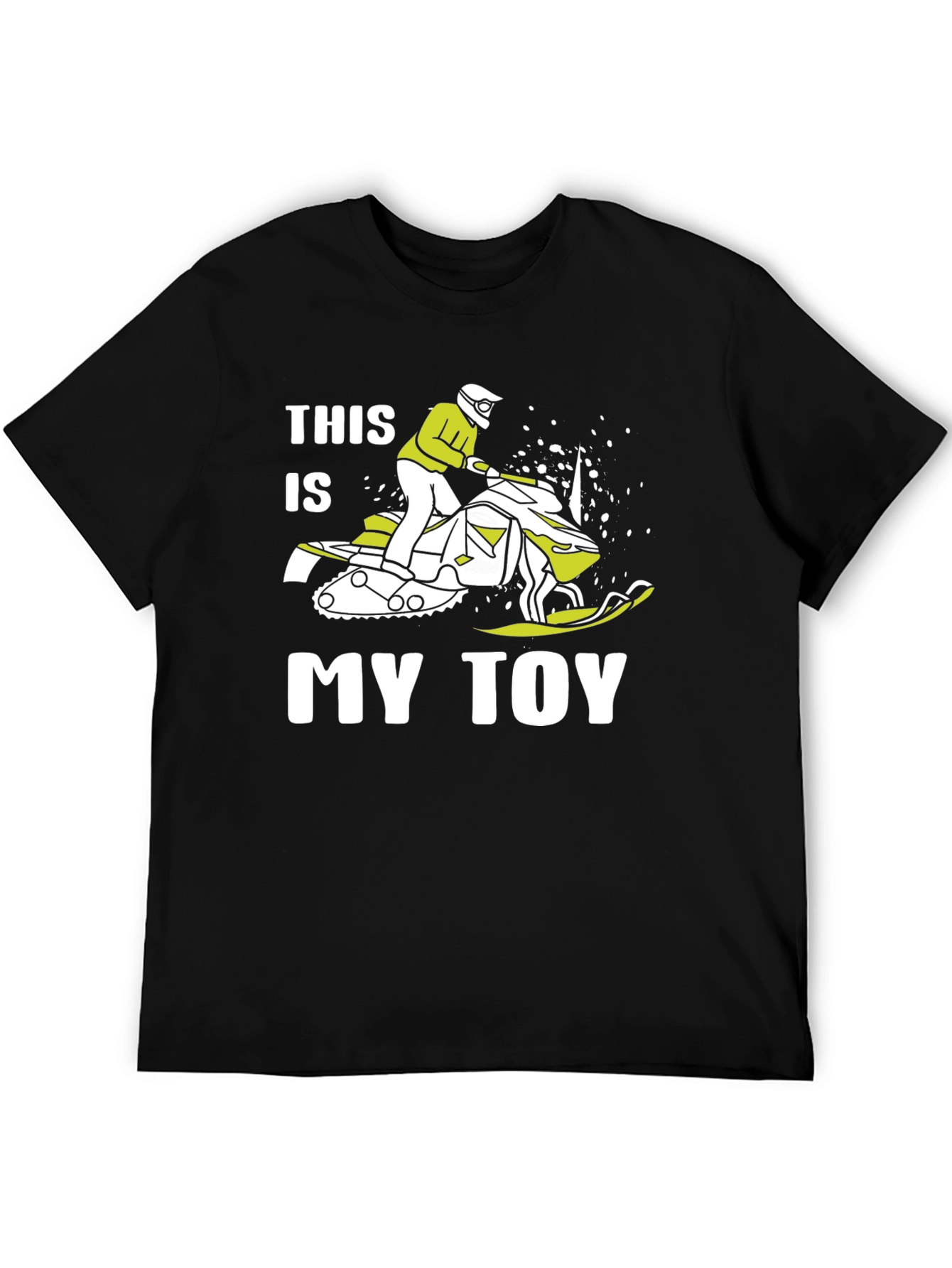 This Is My Toy Snowmobile Graphic T-Shirt