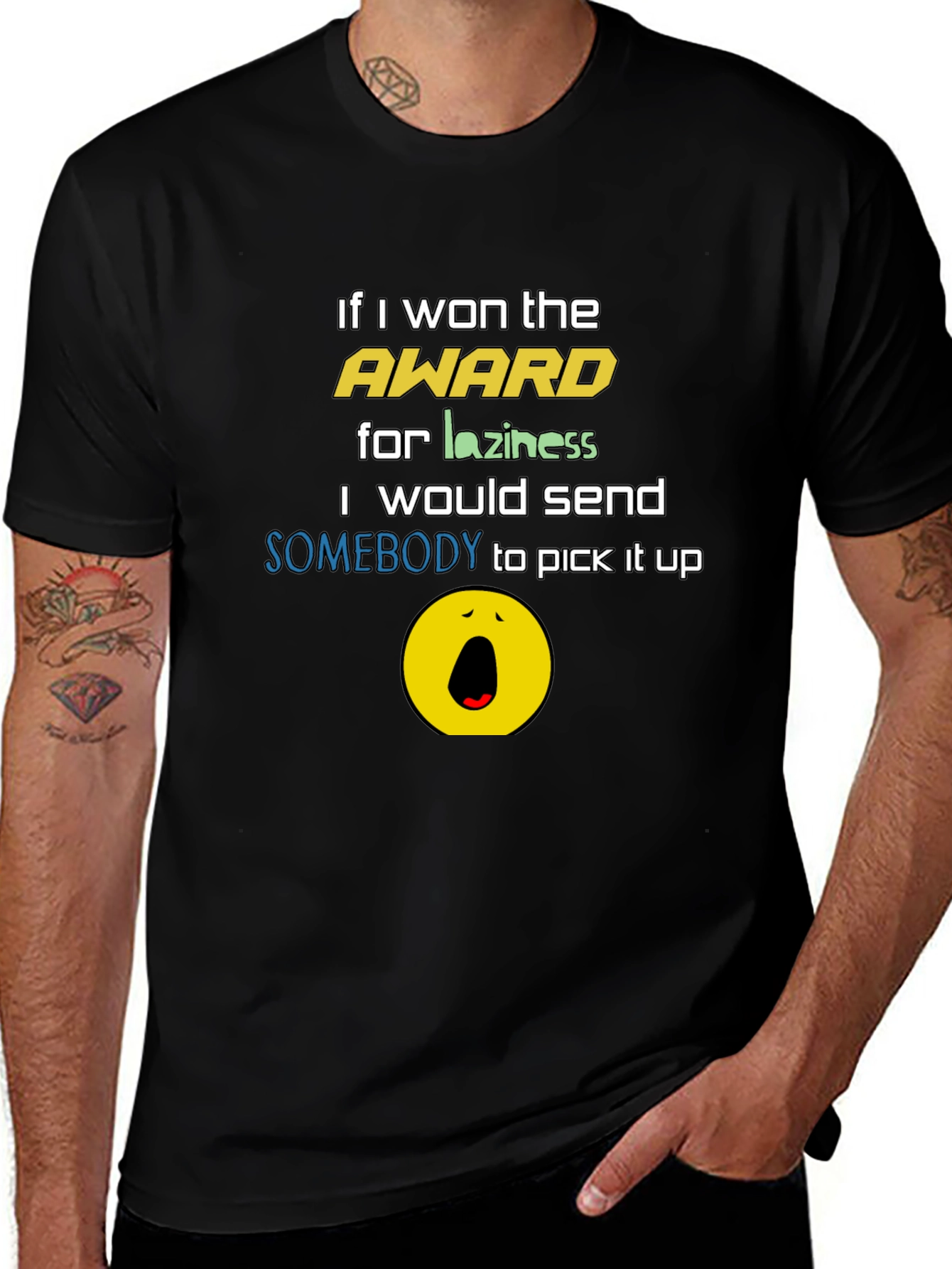 Funny Laziness Award T-Shirt