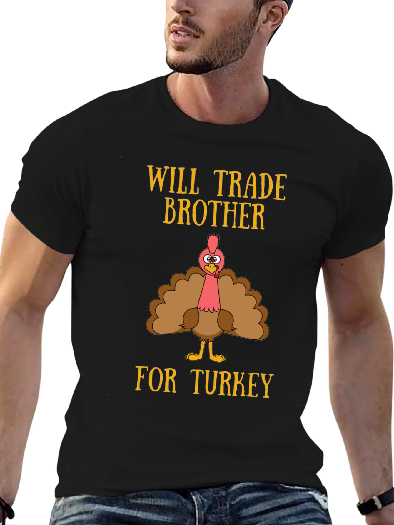Funny Thanksgiving Will Trade Brother for Turkey T-Shirt