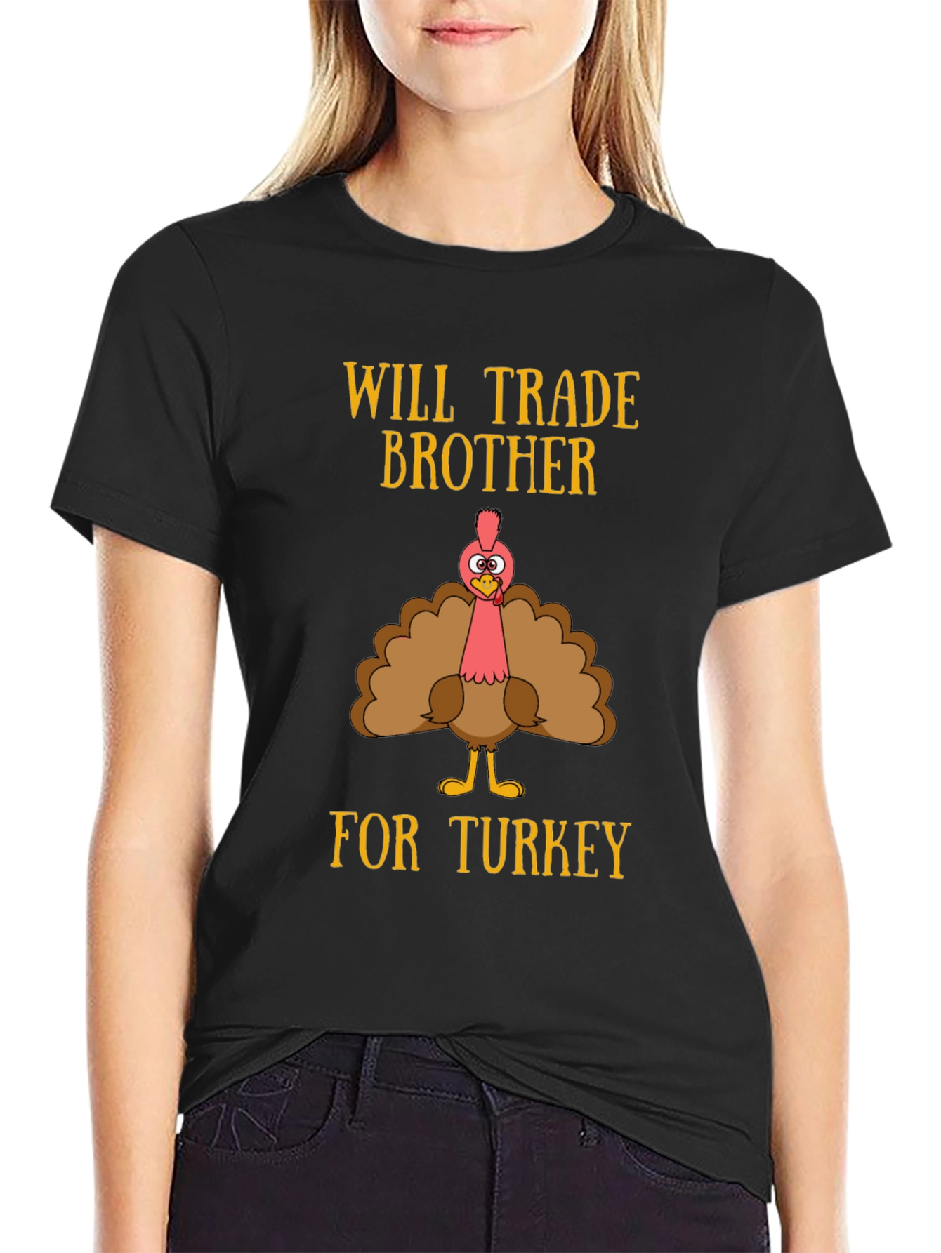 Funny Thanksgiving Will Trade Brother for Turkey T-Shirt