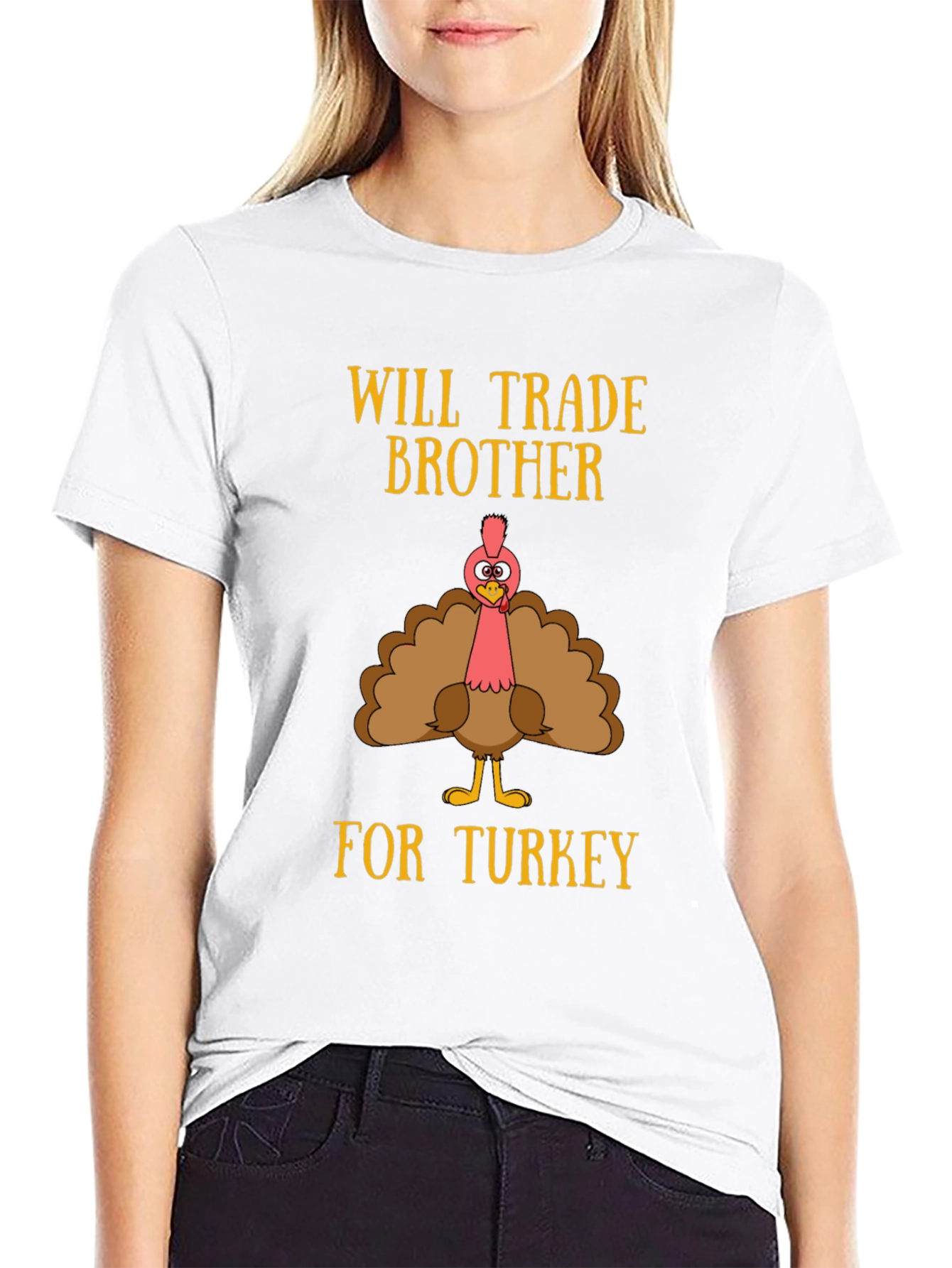 Funny Thanksgiving Will Trade Brother for Turkey T-Shirt
