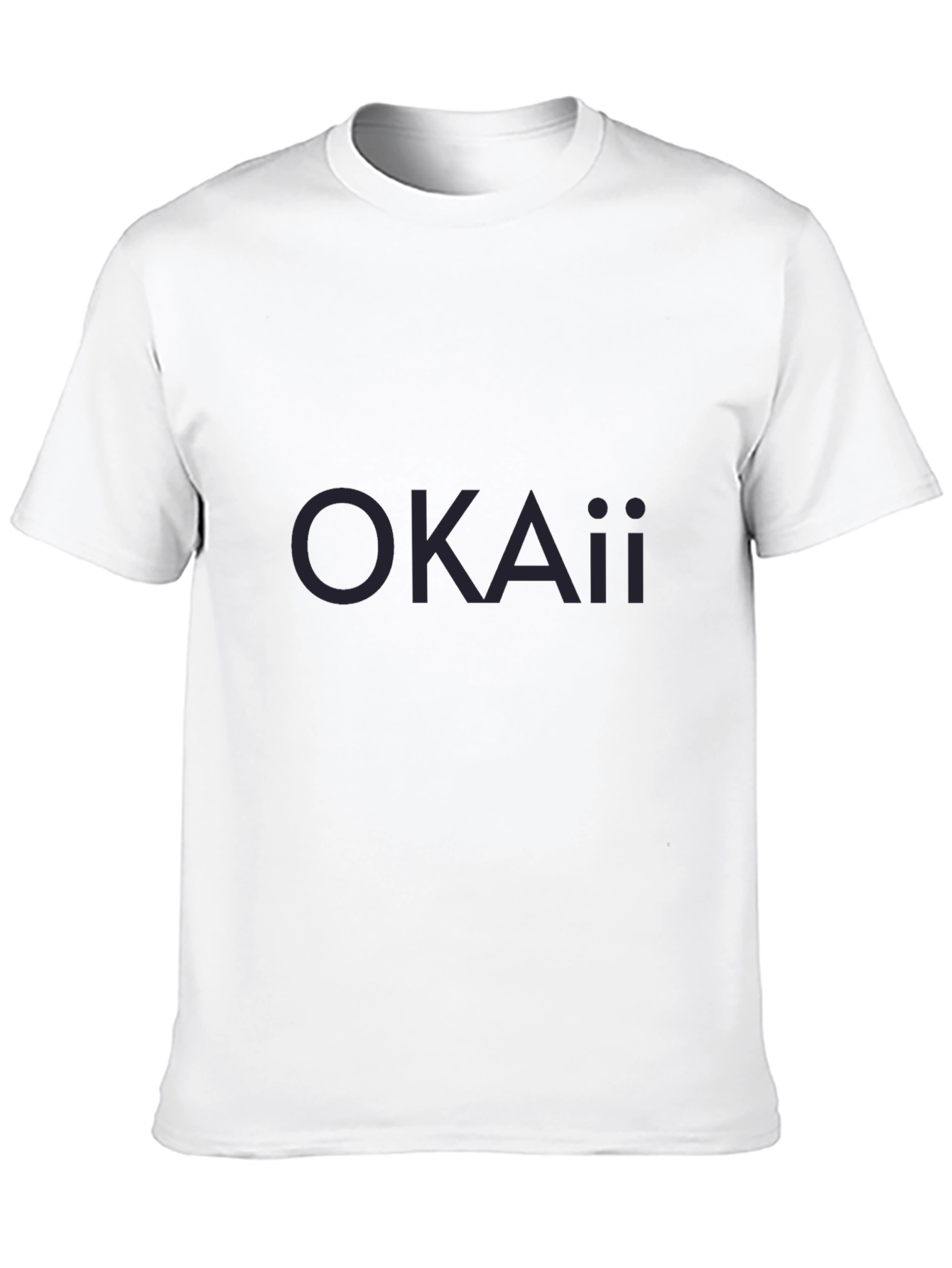 Mens Basic Black Crew Neck T-Shirt