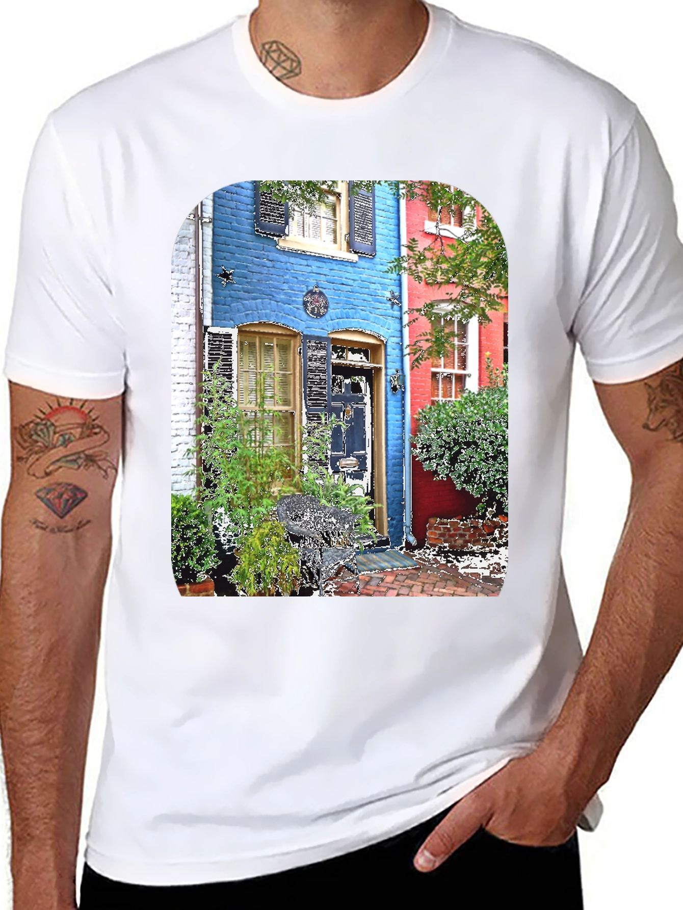 Colorful Townhouse T-Shirt