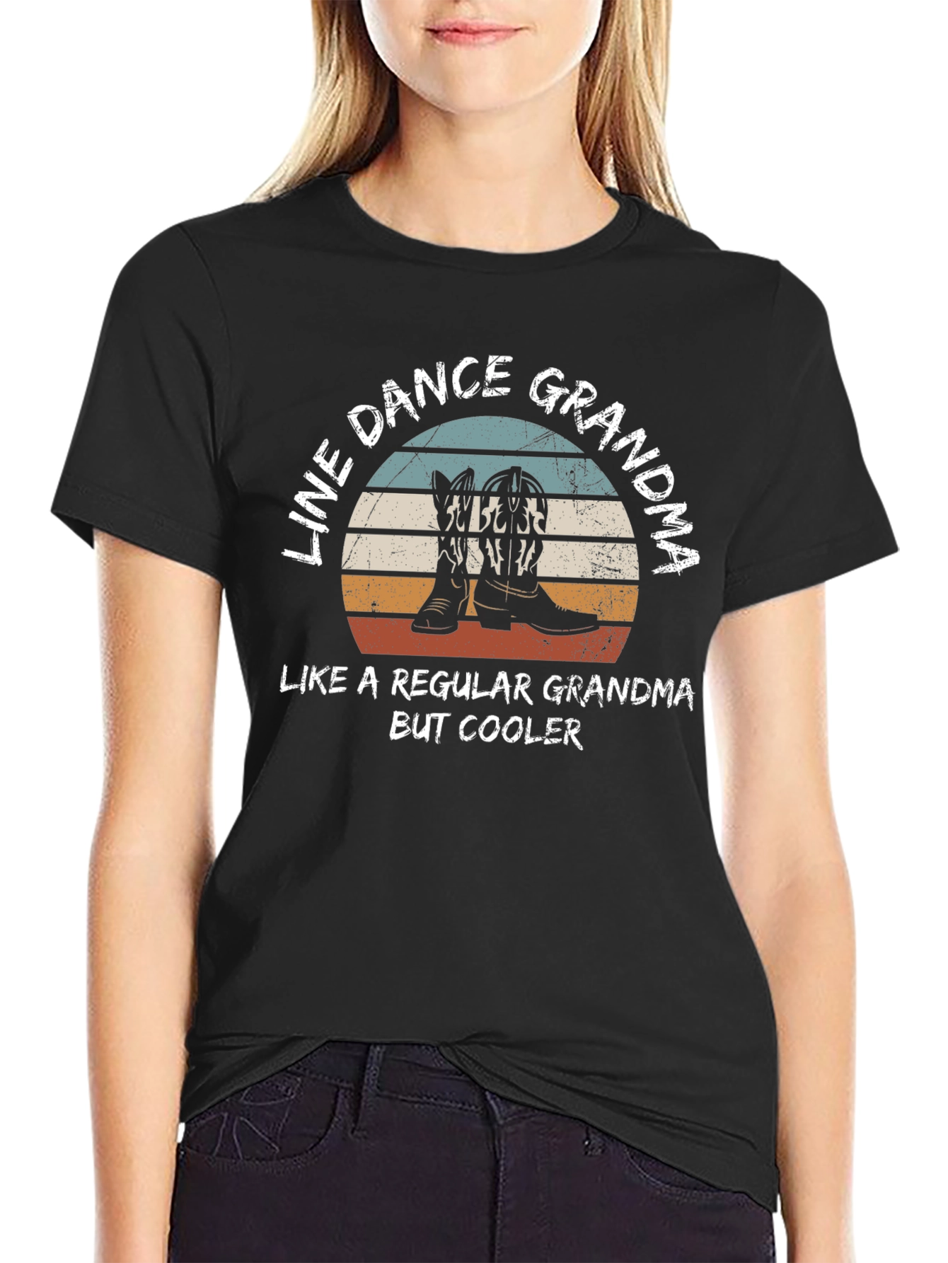 Line Dance Grandma T-Shirt - Cool Country Style