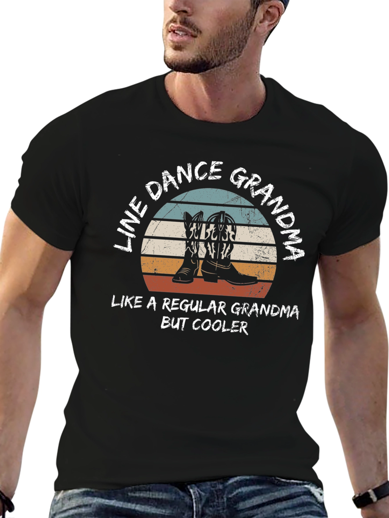 Line Dance Grandma T-Shirt - Cool Country Style