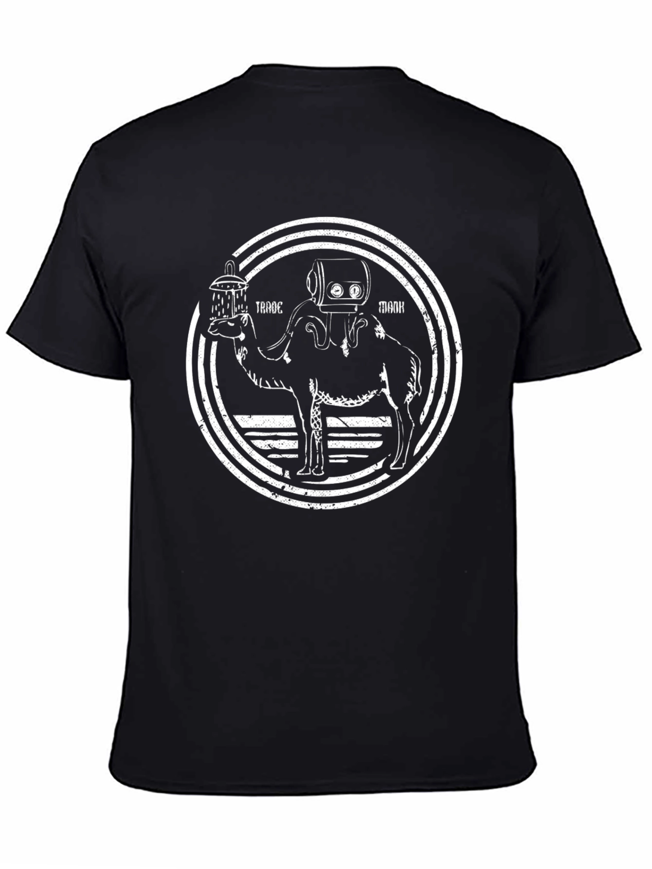 Camel Robot Black T-Shirt