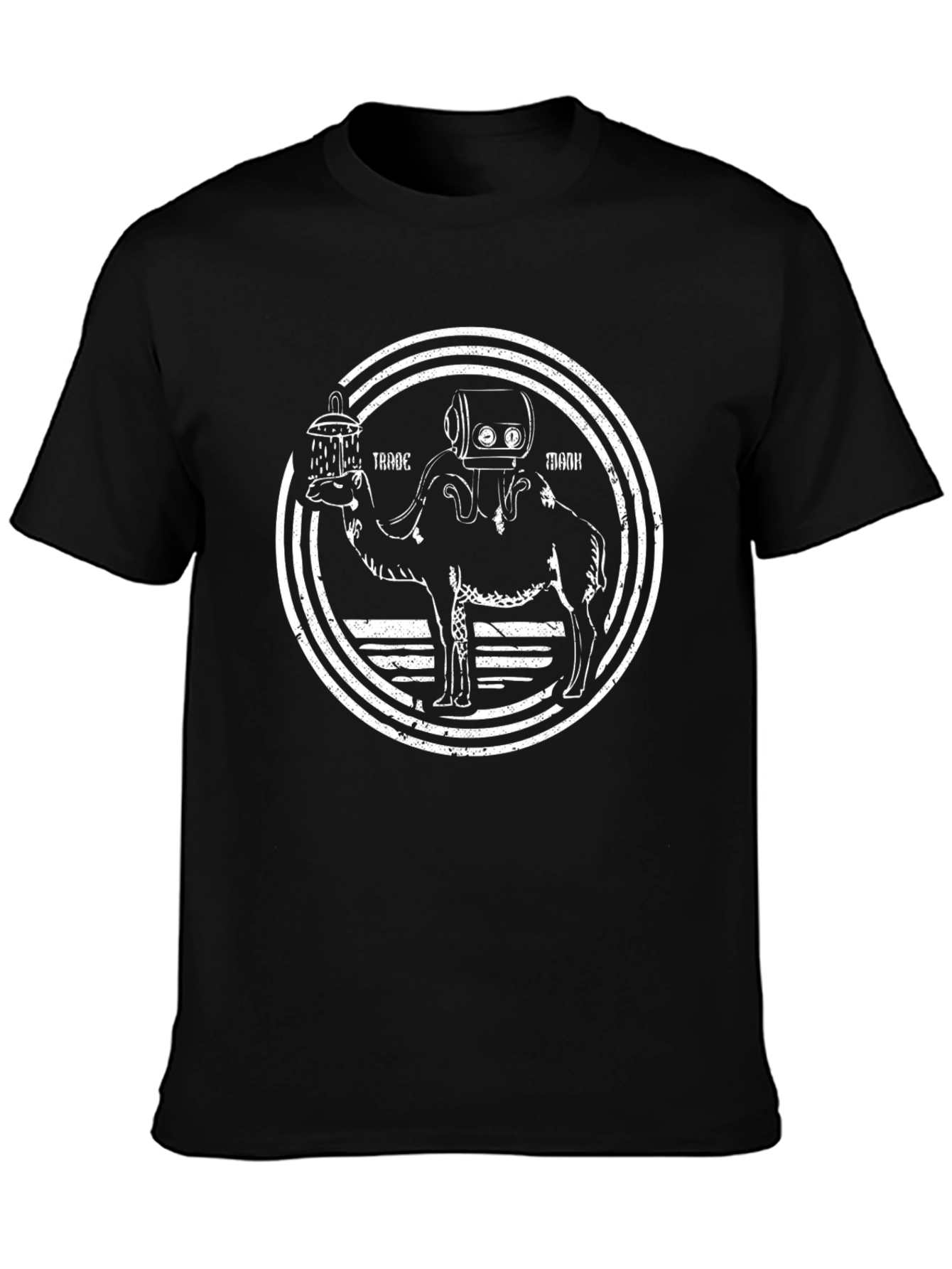 Camel Robot Black T-Shirt