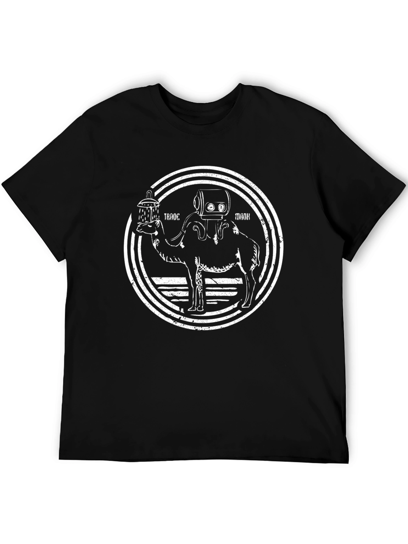 Camel Robot Black T-Shirt