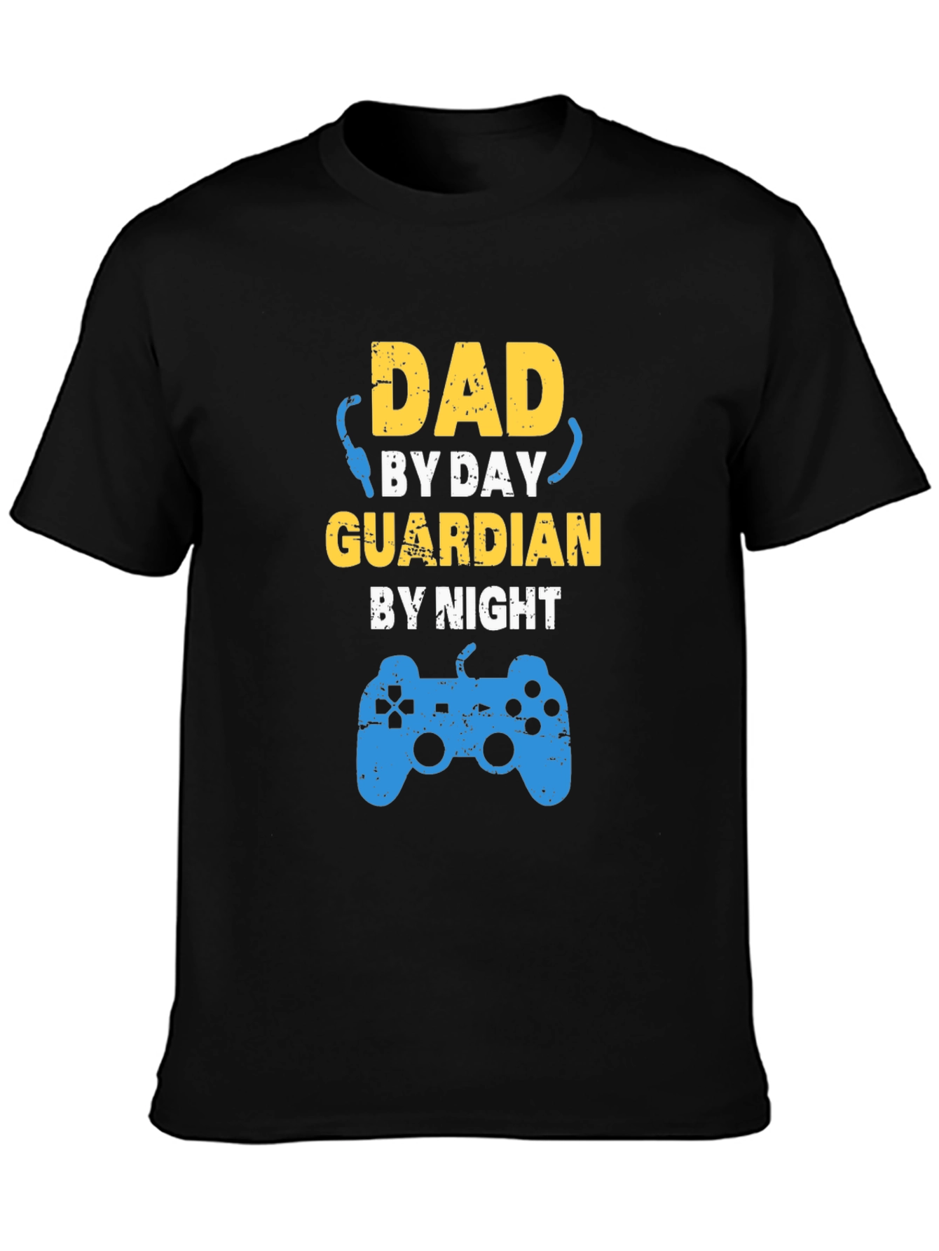 Dad By Day Guardian By Night Gaming T-Shirt