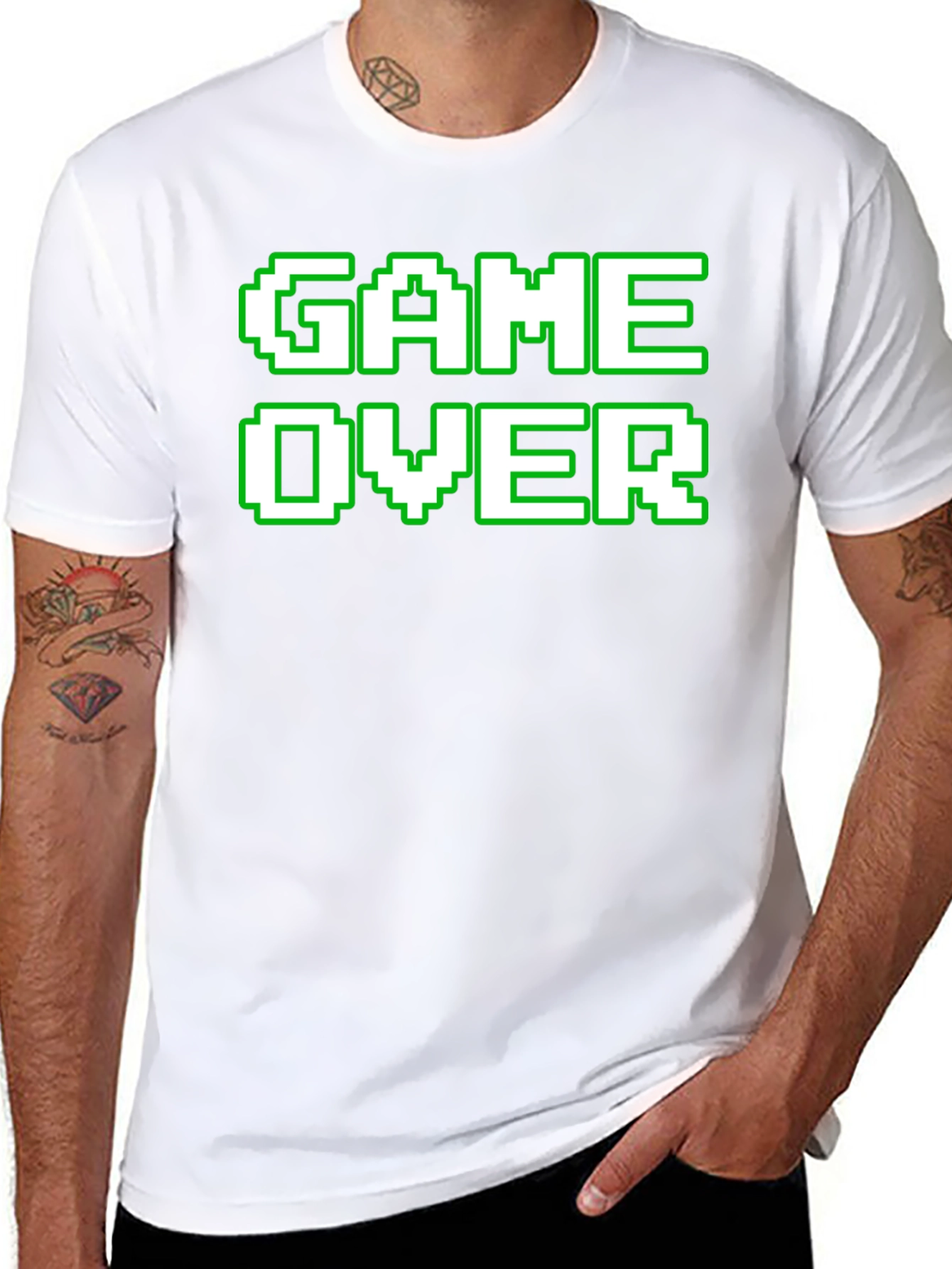 Retro Gamer T-Shirt - Game Over Design