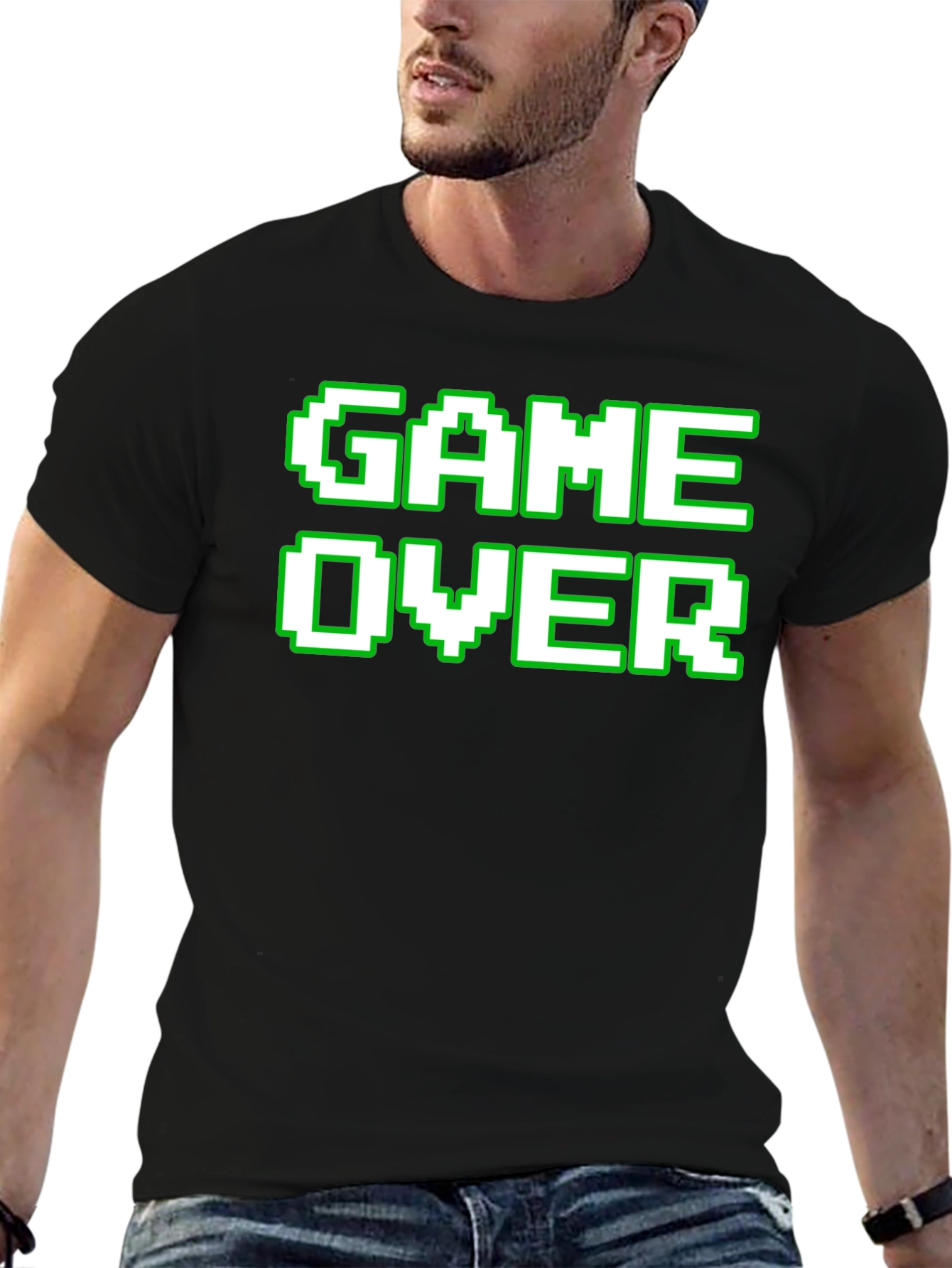 Retro Gamer T-Shirt - Game Over Design