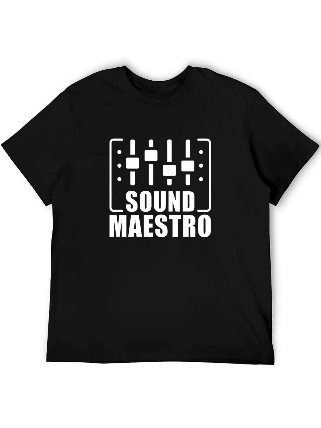 Sound Maestro Black Graphic Tee