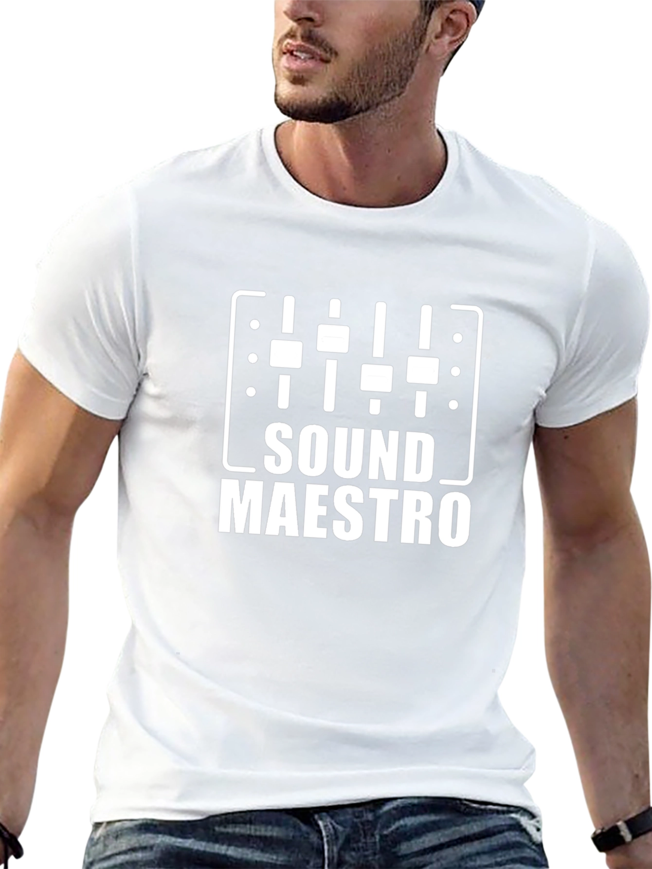 Sound Maestro Black Graphic Tee