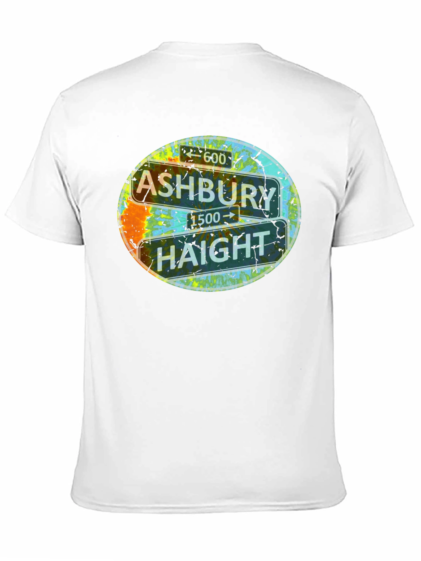 Ashbury Haight Sign T-Shirt - San Francisco Street Tee