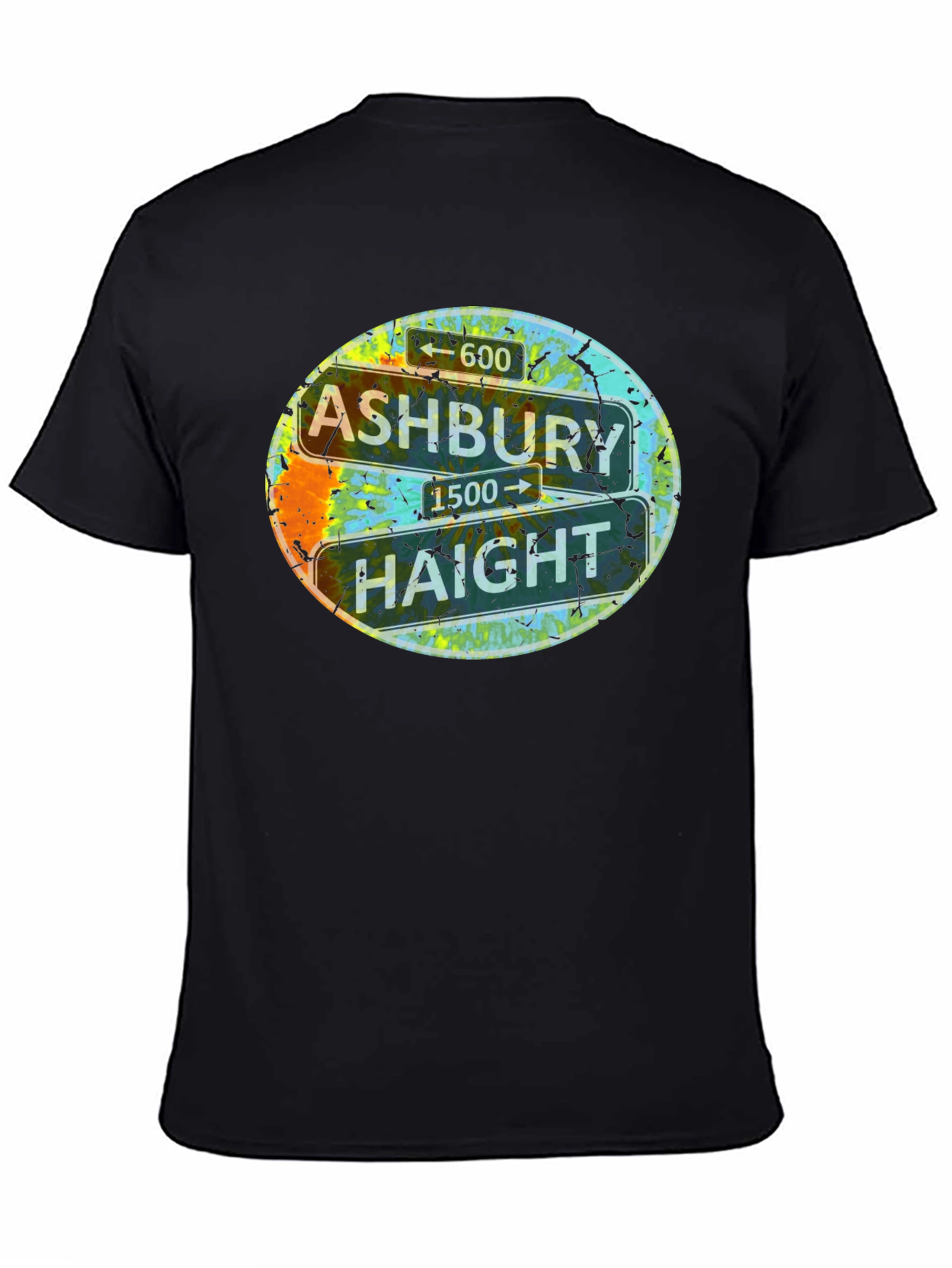 Ashbury Haight Sign T-Shirt - San Francisco Street Tee