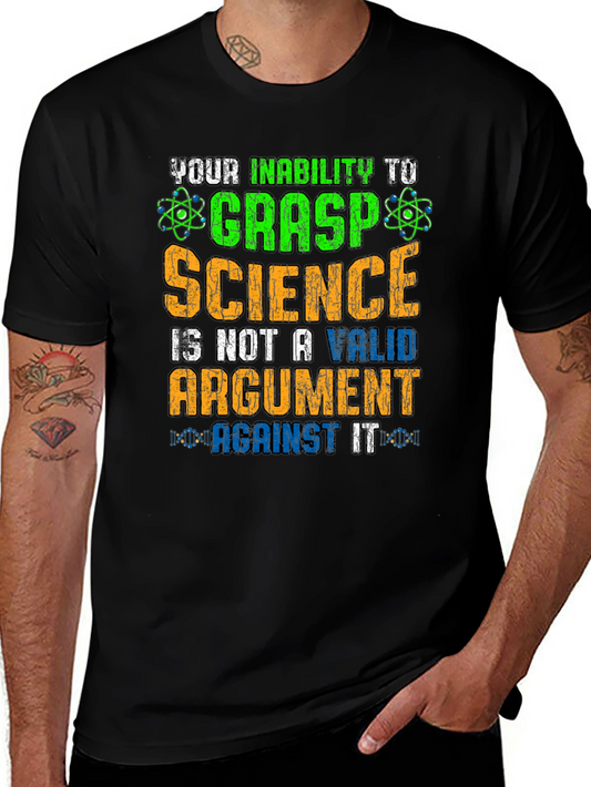 Science T-Shirt: Grasp Science Humor Tee