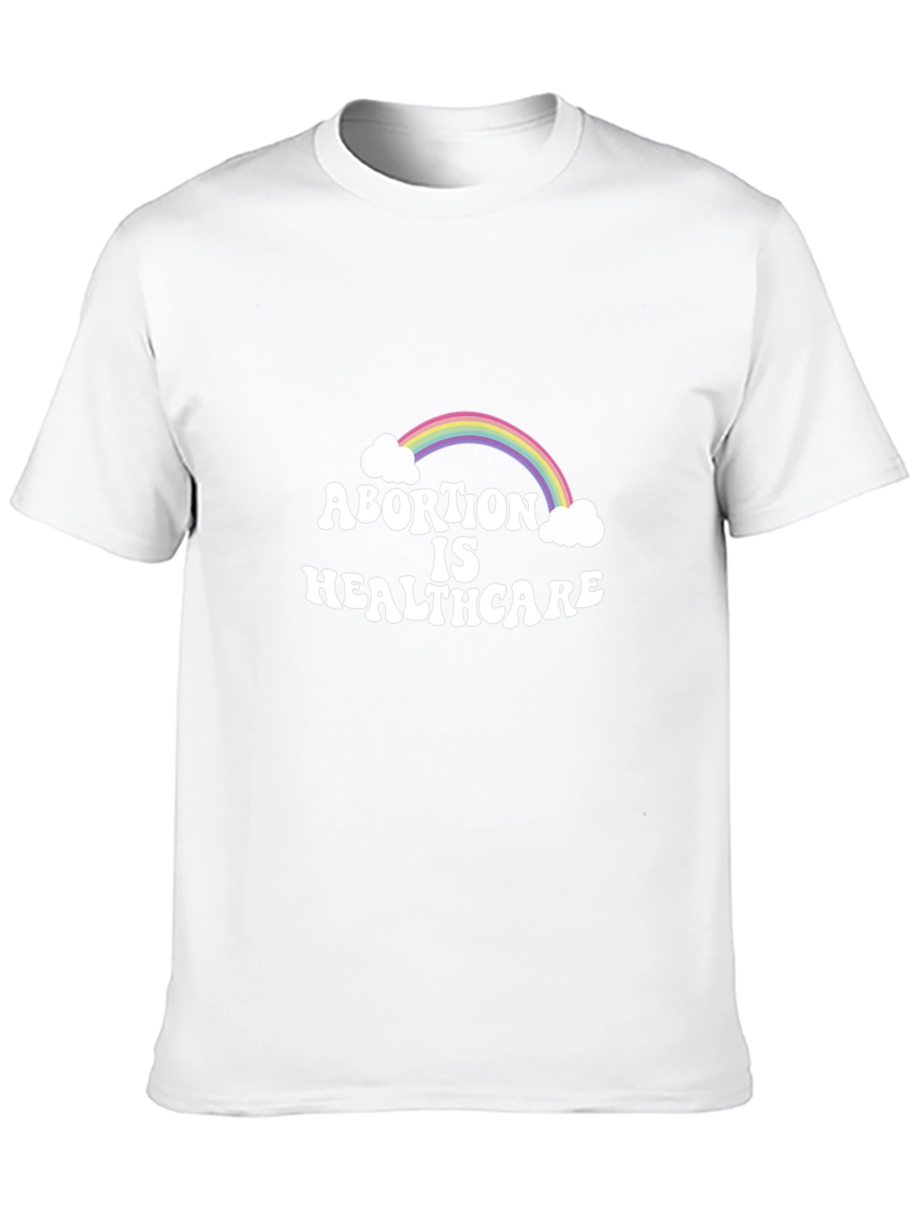 Abortion is Healthcare Rainbow Graphic Tee