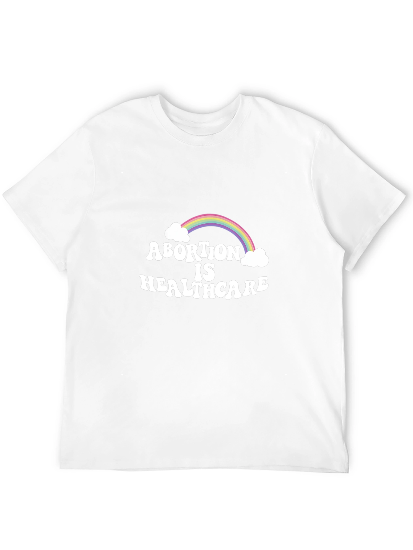 Abortion is Healthcare Rainbow Graphic Tee