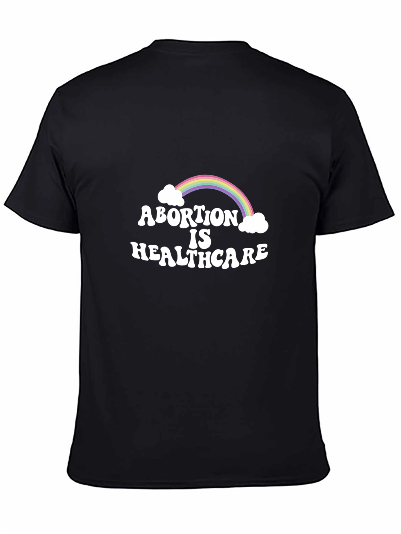 Abortion is Healthcare Rainbow Graphic Tee