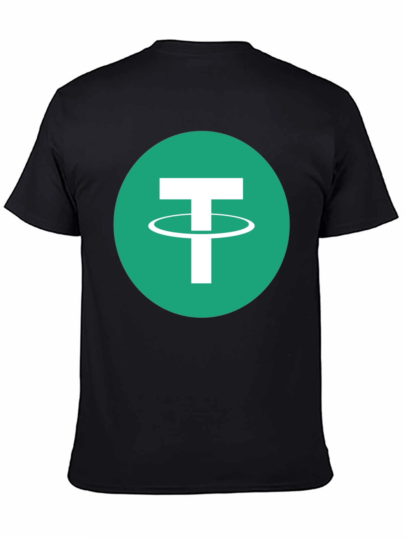 Tether Crypto T-Shirt - Black Tee with USDT Logo
