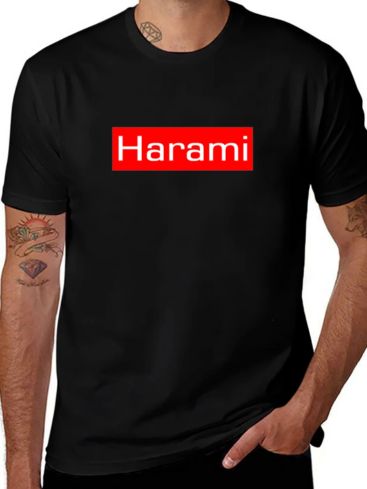 Harami Parody Black Graphic Tee