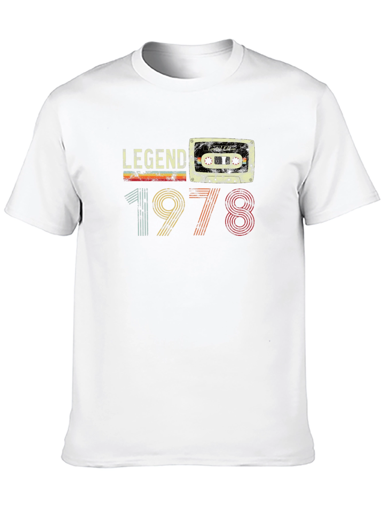 Legend 1978 Cassette Tape Birthday T-Shirt