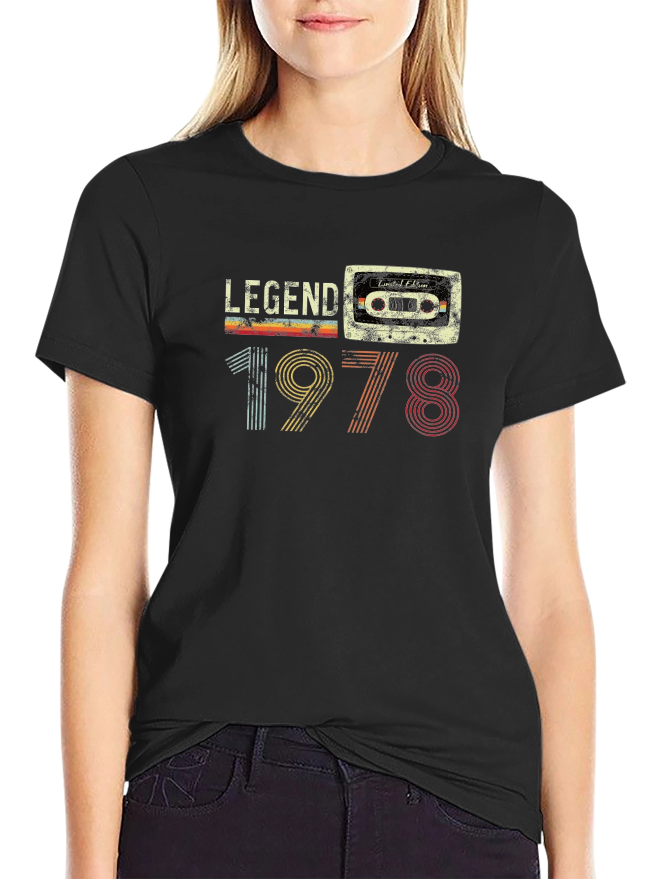 Legend 1978 Cassette Tape Birthday T-Shirt
