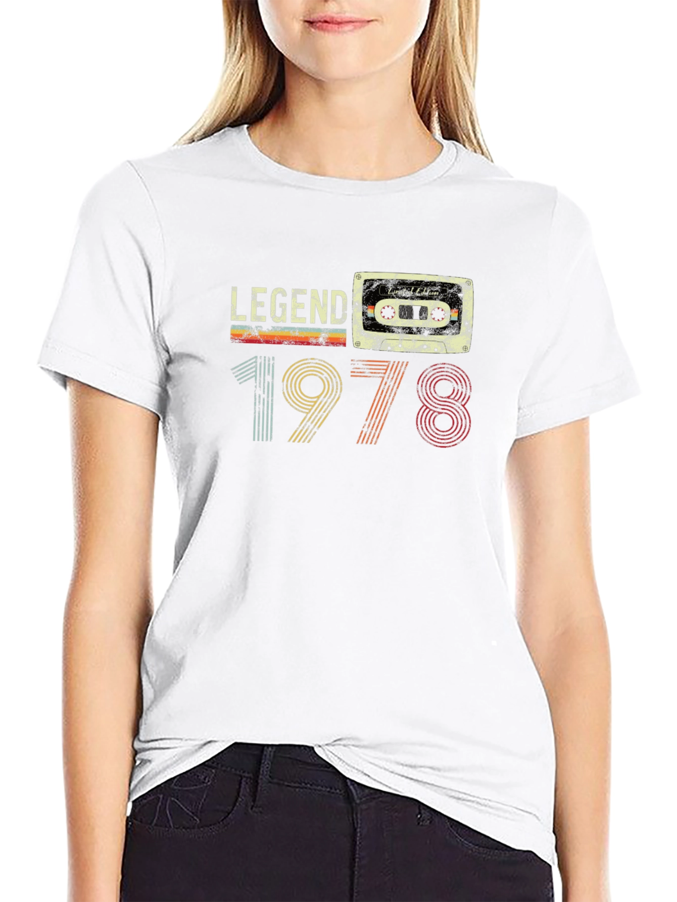 Legend 1978 Cassette Tape Birthday T-Shirt
