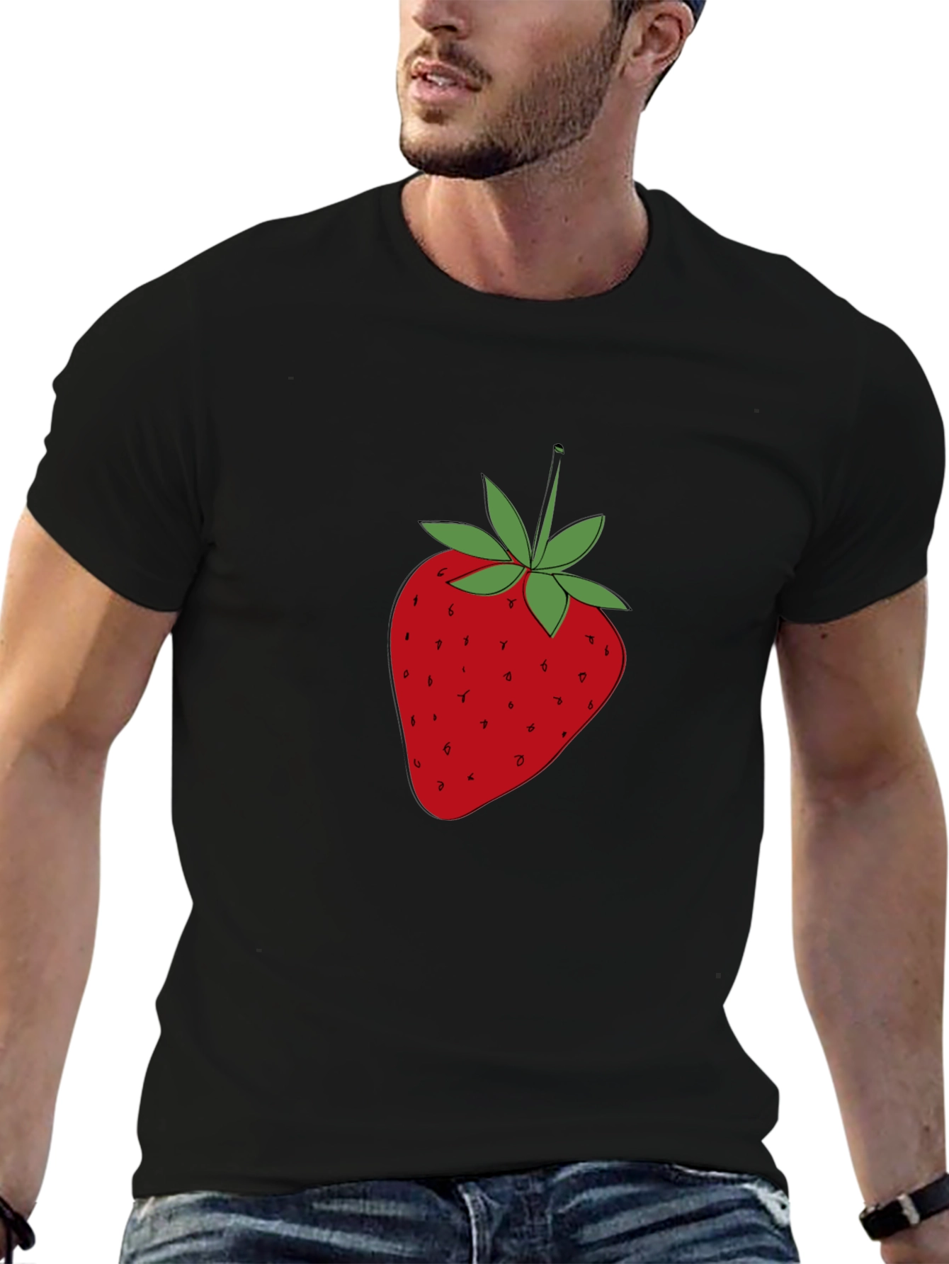 Strawberry Graphic T-Shirt - Casual & Stylish