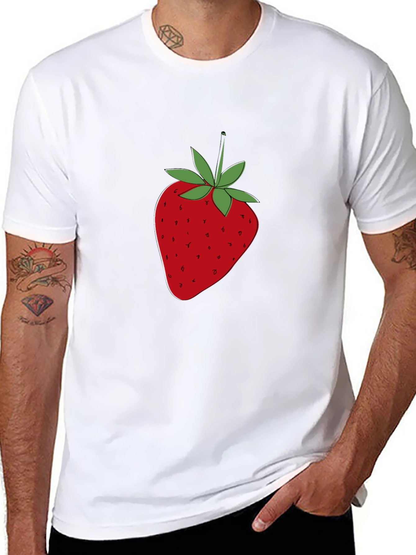 Strawberry Graphic T-Shirt - Casual & Stylish