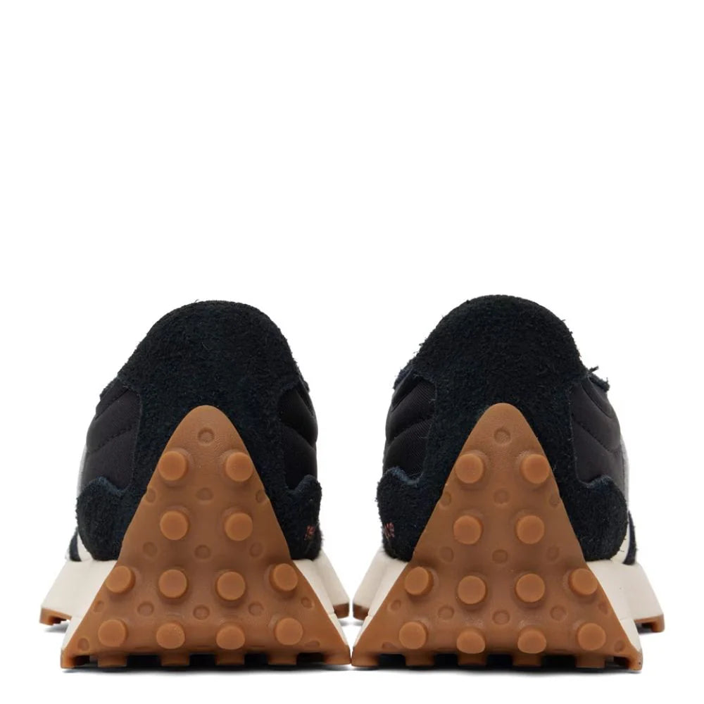 New Balance Women's 327 in Black with White Gum