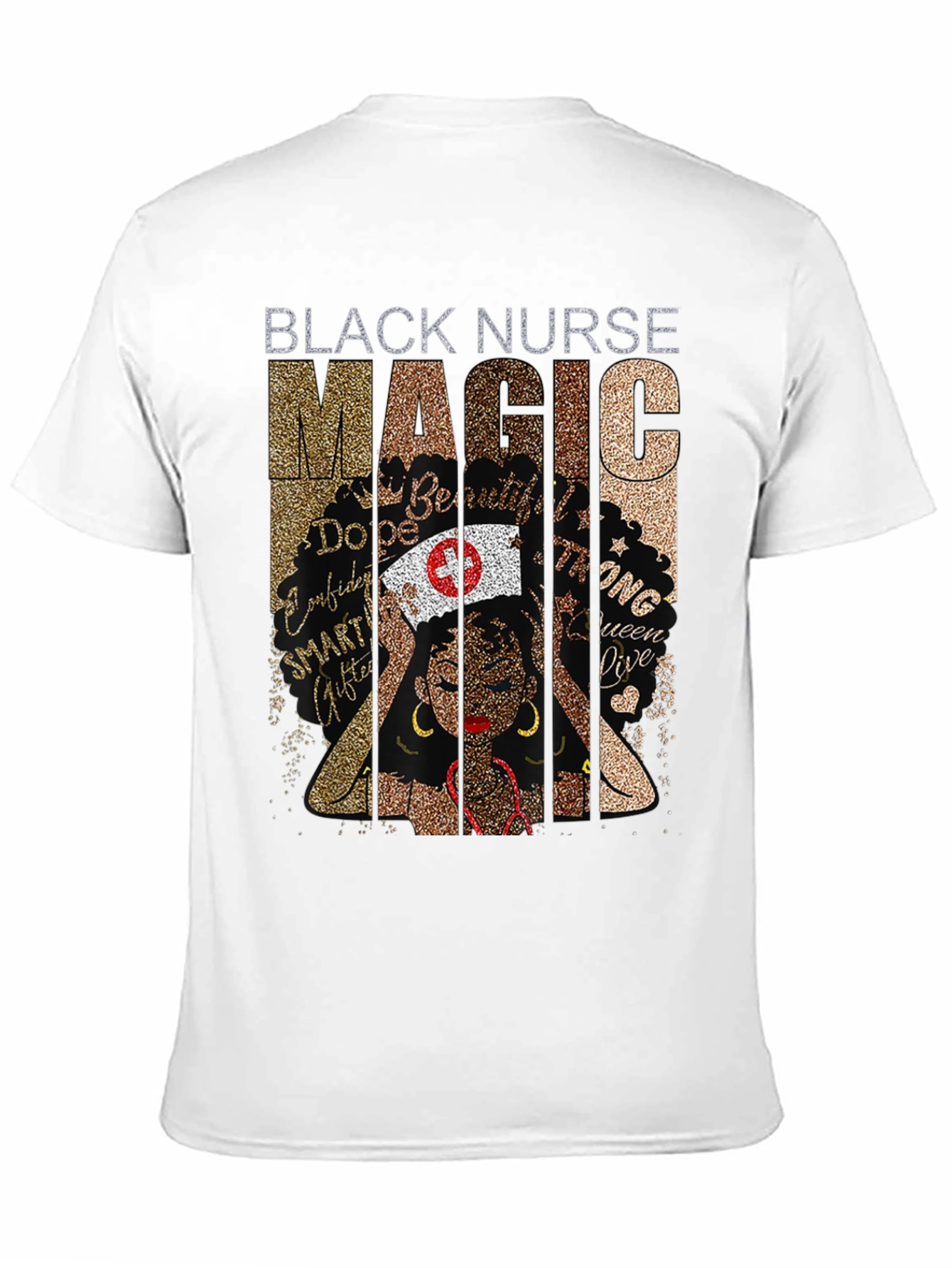Black Nurse Magic Graphic T-Shirt