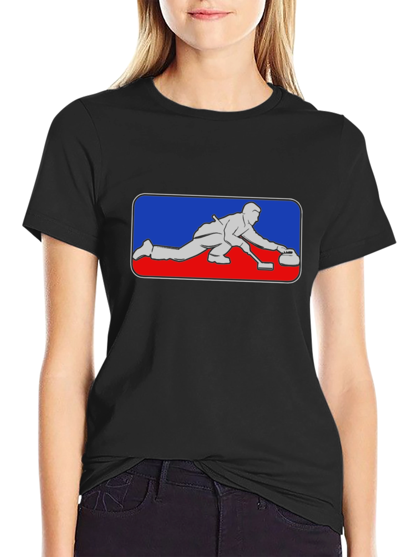 Curling Graphic T-Shirt