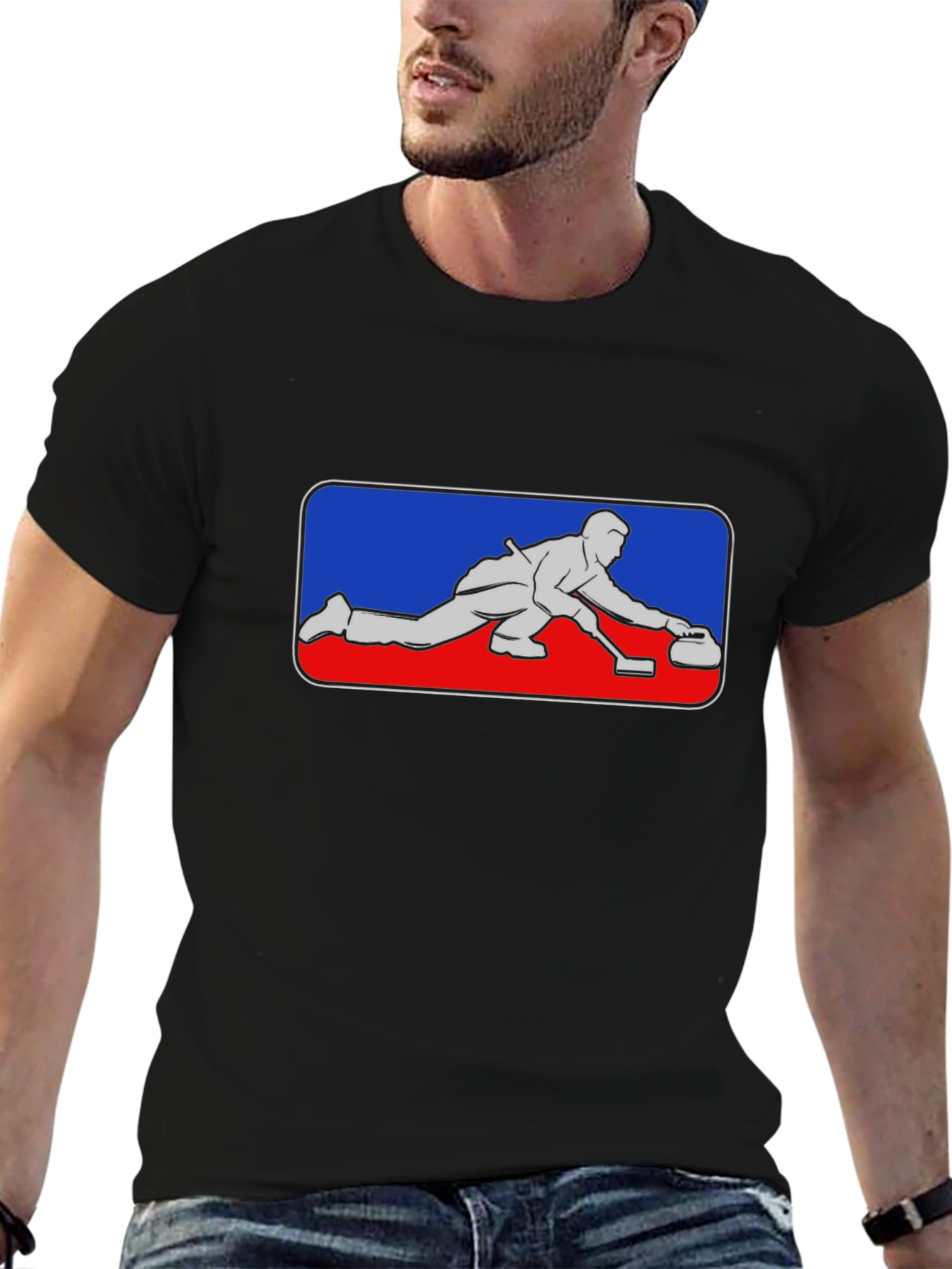 Curling Graphic T-Shirt