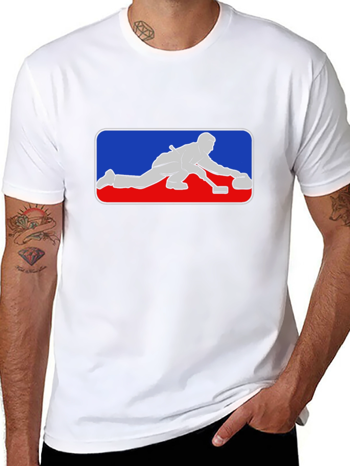 Curling Graphic T-Shirt