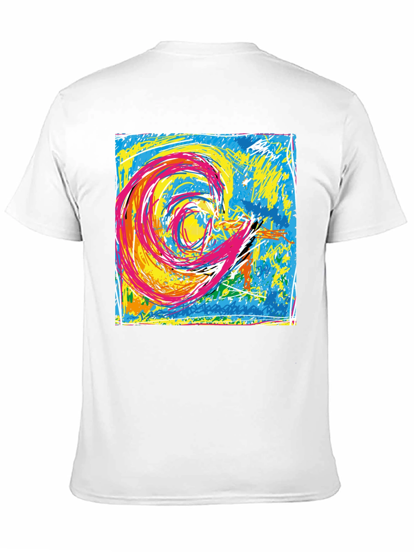 Abstract Swirl Graphic T-Shirt - Unisex Cotton Tee