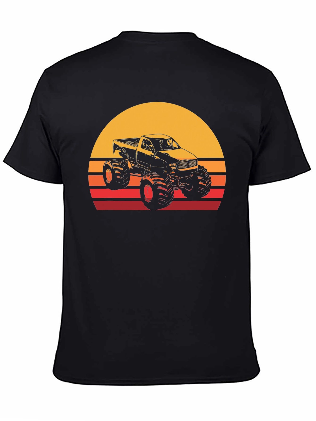 Monster Truck Sunset Graphic T-Shirt