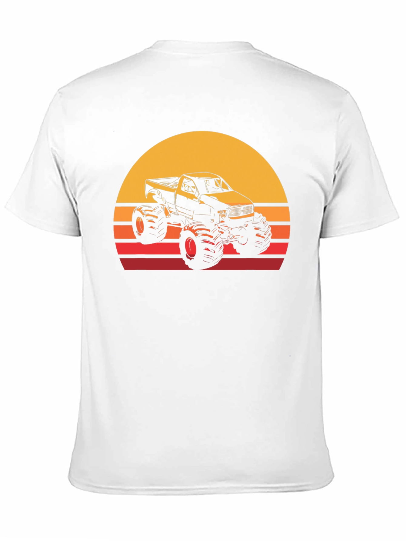Monster Truck Sunset Graphic T-Shirt